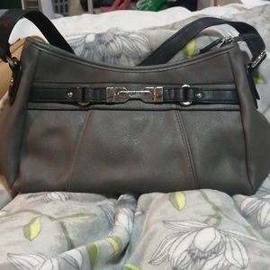 Grey Rosetti purse